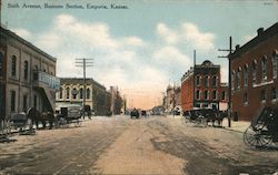 Sixth Avenue, Business Section Postcard