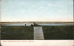 Water Works Reservoirs Emporia, KS Postcard Postcard Postcard