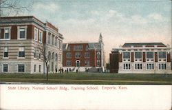 State Library, Normal School Bldg., Training School Postcard