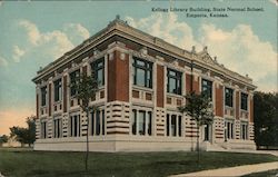 Kellogg Library, State Normal School Postcard