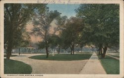 Humboldt Park Emporia, KS Postcard Postcard Postcard