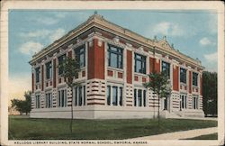 Kellogg Library Building, State Normal School Postcard