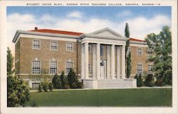 Student Union, Kansas State Teachers College Postcard