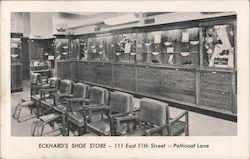 Eckhard's Shoe Store - Petticoat Lane Kansas City, MO Postcard Postcard Postcard