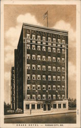 Drake Hotel Kansas City, MO Postcard Postcard Postcard