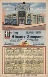 Union Finance Company Kansas City, MO Postcard Postcard Postcard