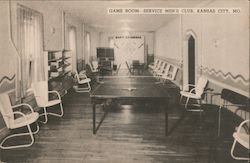 Game Room Service Men's Club Postcard