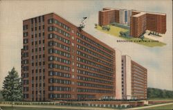 Twin Oaks Apartments Postcard