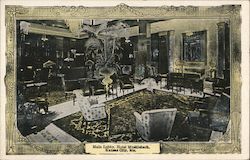 Main Lobby, Hotel Muehlebach Postcard