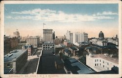 Kansas City, MO From Y.M.C.A. Building Missouri Postcard Postcard Postcard