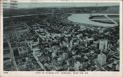 View from the Air Kansas City, MO Postcard Postcard Postcard