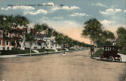 Paseo North from Armour Blvd Postcard