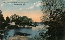 Fairmount Park from Independence Avenue Postcard