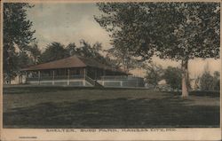 Shelter at Budd Park Postcard