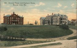 Armour Home and Orphan's Home Postcard