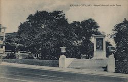 Meyer Memorial on the Paseo Kansas City, MO Postcard Postcard Postcard