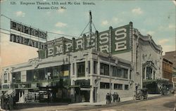 Empress Theatre - 12th and Mc Gee Streets Postcard