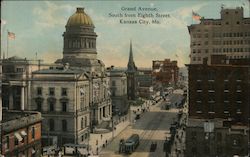 Grand Avenue, South from Eighth Street Postcard