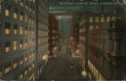 Petticoat Lane by Night Kansas City, MO Postcard Postcard Postcard