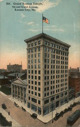 Grand Avenue Temple, 9th and Grand Avenue Postcard