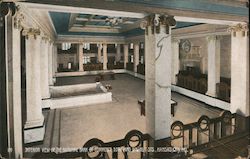 Interior, National Bank of Commerce - 10th and Walnut Street Postcard