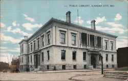 Public Library Postcard