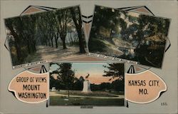 Group of Views Mount Washington Postcard