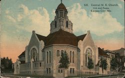 Central M.E.Church, 11th and Paseo Postcard