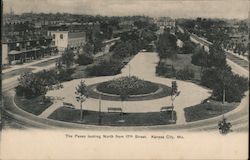 The Paseo looking North from 17th Street Postcard