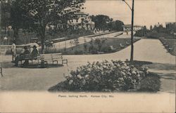 Paseo, Looking North Kansas City, MO Postcard Postcard Postcard