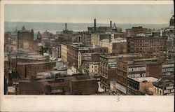 Bird's-eye View of Kansas City Postcard