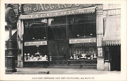 Jaccard, Jeweler and Art Stationer Storefront 1034 Main st. Postcard