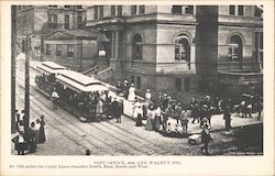 Post Office, 9th and Walnut Street - Cable Line Transfer Point Postcard