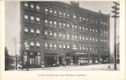 Savoy Hotel, 9th and Central Streets Kansas City, MO Postcard Postcard Postcard