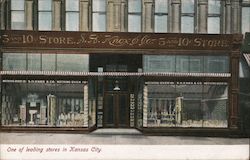 5 and 10 c Store One of Leading Stores in Kansas City Postcard