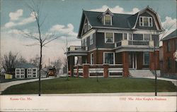 Mrs. Alice Knight's Residence Postcard