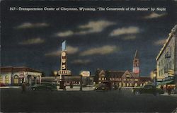 Transportation Center of Cheyenne, Wyoming Postcard Postcard Postcard