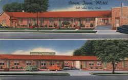 Down Town Motel Salt Lake City, UT Postcard Postcard Postcard