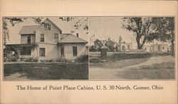 The Home of Point Place Cabins Postcard