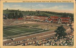 Race Track and Fair Grounds, South Park, Allegheny County Postcard