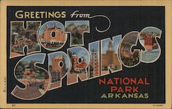 Selected Views, Hot Springs National Park Arkansas Postcard Postcard Postcard