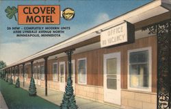 Clover Motel Minneapolis, MN Postcard Postcard Postcard