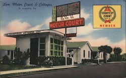 Lion Motor Court & Cottages Postcard