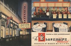 Blackhawk Restaurant Postcard