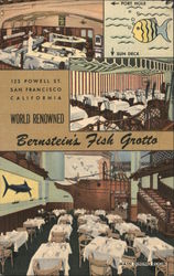 World Renowned Bernstein's Fish Grotto Postcard