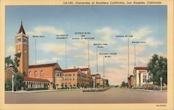 University of Southern California Los Angeles, CA Postcard Postcard Postcard