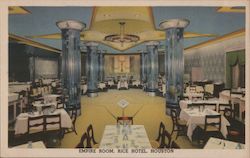 Empire Room, Rice Hotel Houston, TX Postcard Postcard Postcard