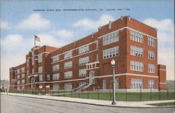 Vashon High and Intermediate School St. Louis, MO Postcard Postcard Postcard