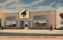 Tom Walker Pianos Denver, CO Postcard Postcard Postcard