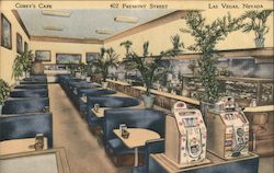 Corey's Cafe Fremont Street Las Vegas, NV Postcard Postcard Postcard